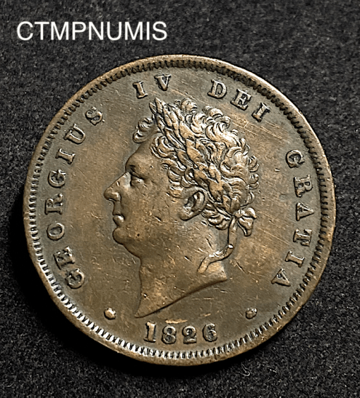 MONNAIE,ROYAUME,UNI,1,PENNY,1826,