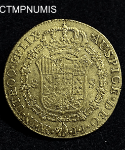 ,MONNAIE,COLOMBIE,8,ESCUDOS,OR,1797,NUEVO,REINO,