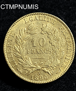 ,MONNAIE,10,FRANCS,OR,CERES,1899,