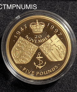 ,MONNAIE,ROYAUME,UNI,5,POUNDS,OE,1997,PROOF,