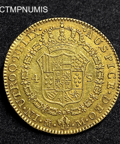 ,MONNAIE,ESPAGNE,4,ESCUDOS,OR,1788,MADRID,