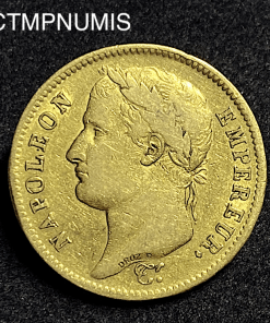 ,MONNAIE,40,FRANCS,OR,NAPOLEON,1810,W,LILLE,