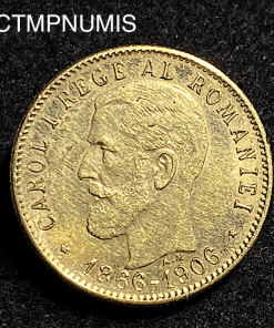 ,MONNAIE,ROUMANIE,20,LEI,OR,1866,1906,