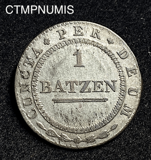 ,MONNAIE,SUISSE,1,BATZEN,SOLOTHURN,1811,