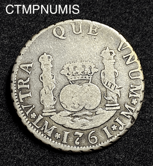 ,MONNAIE,PEROU,2,REALES,ARGENT,1761,LIMA,