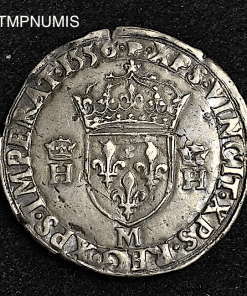 ,MONNAIE,ROYALE,HENRI,II,TESTON,1556,TOULOUSE,