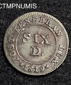 ,MONNAIE,SUISSE,6,DENIER,GENEVE,1819,