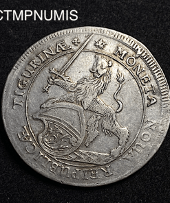 ,MONNAIE,SUISSE,1,THALER,ARGENT,ZURICH,1661,