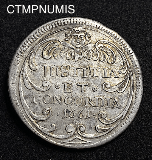 ,MONNAIE,SUISSE,1,THALER,ARGENT,ZURICH,1661,