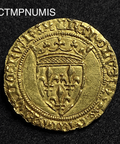 ,MONNAIE,ROYALE,ECU,OR,CHARLES,VII,TOULOUSE,