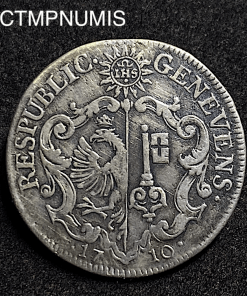 ,MONNAIE,SUISSE,21,SOLS,GENEVE,1710,