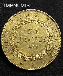 ,MONNAIE,100,FRANCS,OR,GENIE,1878,