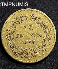 ,MONNAIE,ROYALE,40,FRANCS,OR,LOUIS,PHILIPPE,1833,