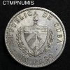 ,MONNAIE,CUBA,UN,PESO,ARGENT,1934,