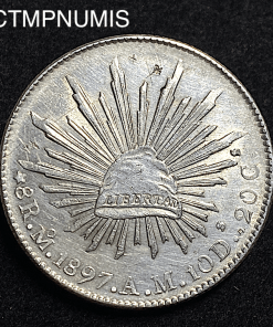 ,MONNAIE,MEXIQUE,8,REALES,1897,MEXICO,