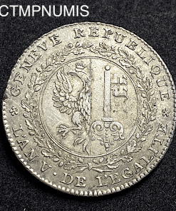 ,MONNAIE,SUISSE,GENEVE,1,THALER,ARGENT,1796,