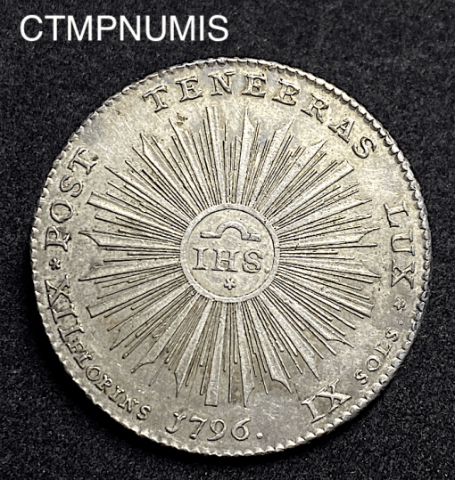 ,MONNAIE,SUISSE,GENEVE,1,THALER,ARGENT,1796,