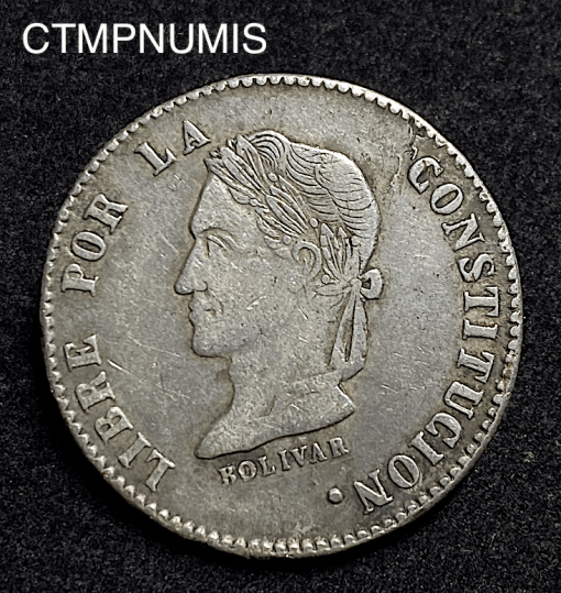 ,MONNAIE,BOLIVIE,4,SOLES,ARGENT,1859,POTOSI,