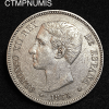 ,MONNAIE,ESPAGNE,5,PESETAS,ARGENT,1875,75,