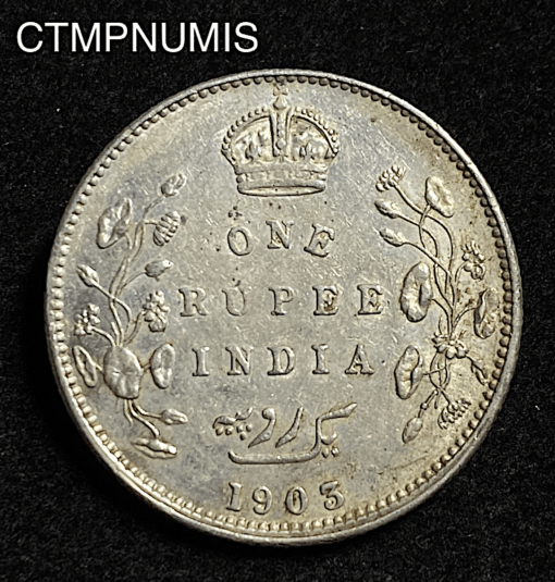 ,MONNAIE,INDE,1,RUPEE,1903,BOMBAY,