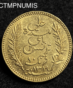 ,MONNAIE,TUNISIE,20,FRANCS,OR,1901,