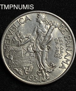 ,MONNAIE,PANAMA,1,BALBOA,ARGENT,1934,