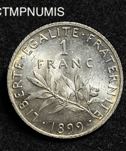 ,MONNAIE,1,FRANC,SEMEUSE,ARGENT,1899,