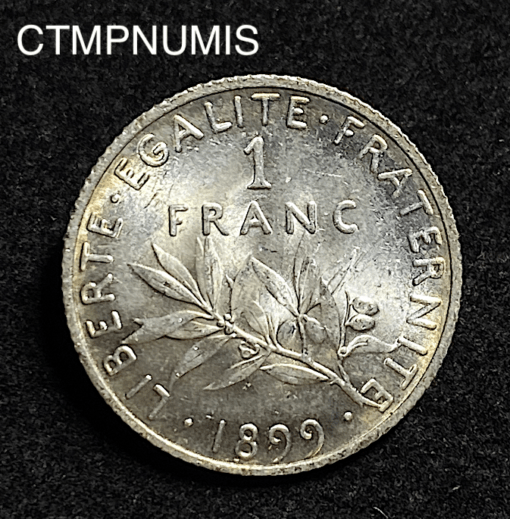 ,MONNAIE,1,FRANC,SEMEUSE,ARGENT,1899,