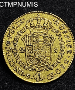 ,MONNAIE,ESPAGNE,2,ESCUDOS,OR,1794,SEVILLE,