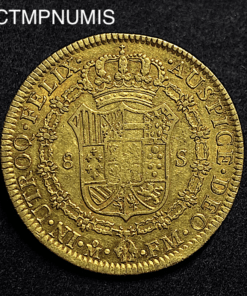 ,MONNAIE,MEXIQUE,8,ESCUDOS,OR,1797,MEXICO,