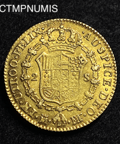 ,ESPAGNE,2,ESCUDOS,OR,1801,MADRID,