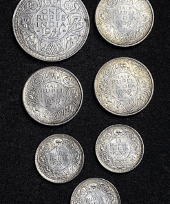 ,INDE,RUPEE,ARGENT,1941,