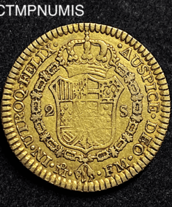 ,MONNAIE,MEXIQUE,2,ESCUDOS,OR,1794,MEXICO,