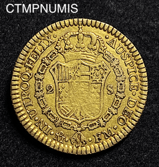 ,MONNAIE,MEXIQUE,2,ESCUDOS,OR,1794,MEXICO,