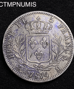 ,MONNAIE,5,FRANCS,LOUIS,XVIII,1814,M,TOULOUSE,