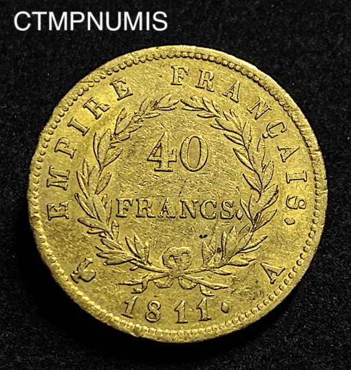 ,MONNAIE,40,FRANCS,OR,NAPOLEON,1811,