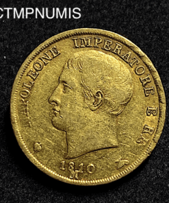 ,MONNAIE,ITALIE,20,LIRE,OR,NAPOLEON,1810,MILAN,