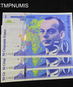 ,BILLET,50,FRANCS,ST,EXUPERY,1992,NEUF,