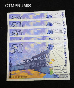 ,BILLET,50,FRANCS,SAINT,EXUPERY,1993,