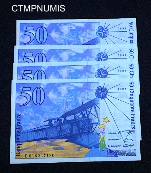 ,BILLET,50,FRANCS,EXUPERY,1994,