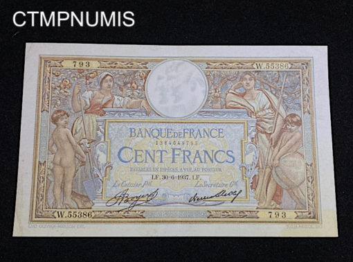 ,BILLET,100,FRANCS,MERSON,30,6,1937,