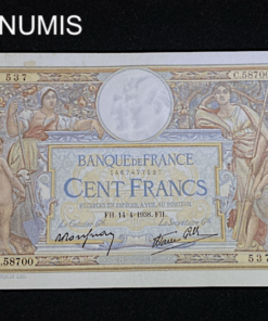 ,BILLET,100,FRANCS,MERSON,14,4,1938,