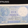 ,BILLET,10,FRANCS,MINERVE,18,1,1918,