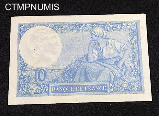 ,BILLET,10,FRANCS,MINERVE,18,1,1918,