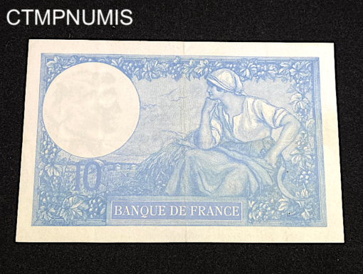 ,BILLET,10,FRANCS,MINERVE,14,5,1918,