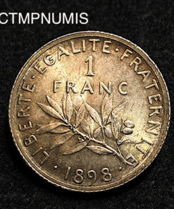 ,1,FRANC,ARGENT,SEMEUSE,1898,SPL,