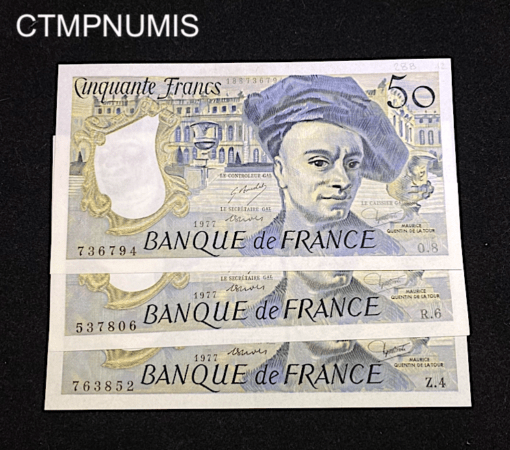 ,BILLET,50,FRANCS,QUENTIN,TOUR,1977,