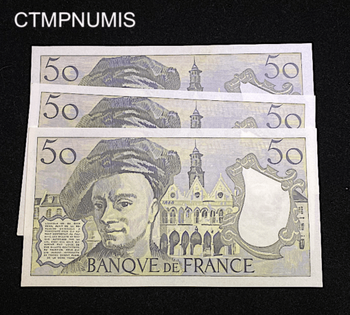 ,BILLET,50,FRANCS,QUENTIN,TOUR,1977,