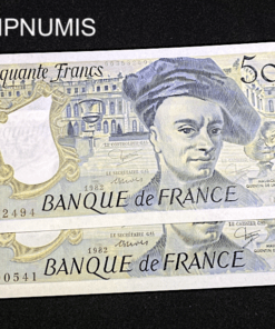 ,BILLET,50,FRANCS,1982,QUENTIN,TOUR,