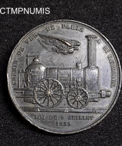 ,MEDAILLE,CHEMIN,DE,FER,SAINT,GERMAIN,1853,